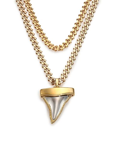 buy givenchy shark tooth necklace|null .